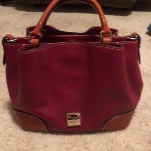 NWOT D&B pebble leather small Brenna Satchel